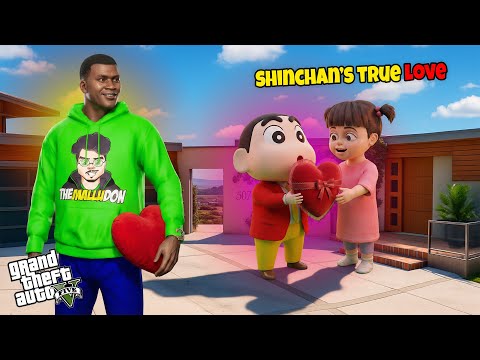 Shinchan Fails to impress Boo | Franklin Helps Him ❤️ GTA 5 Malayalam