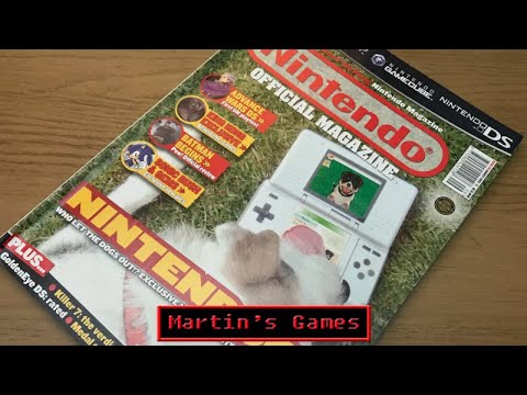 Looking through a Nintendo Official Magazine from August 2005! Nintendogs.