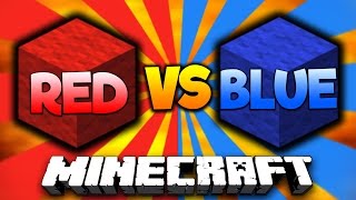 RED vs BLUE! | Minecraft BLOCK WARS #1 with PrestonPlayz & Landon