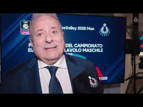 Presentazione Campionati Europei Maschili 2026: l’intervista al Presidente Manfredi