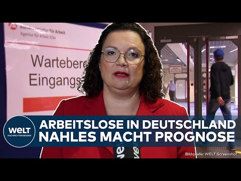DEUTSCHLAND: Zahl der Arbeitslosen gesunken! Andrea Nahles äußert sich zur Lage und macht Prognose
