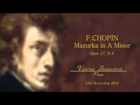 F.Chopin - Mazurka A minor op.17, N.4 Valerian Shiukashvili (Live)
