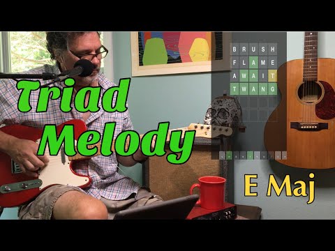 Making Strong Melodies With Basic Triads // Beginner to Intermediate Levels // With Jam Track