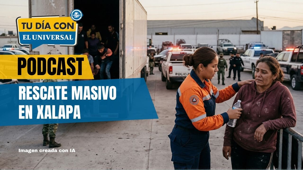 Rescatan 200 migrantes encerrados en un trailer en Xalapa | TU DÍA CON EL UNIVERSAL