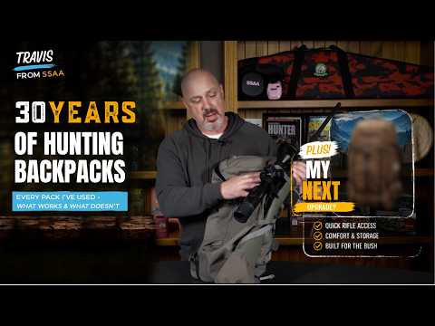Travis from SSAA Reviews 30 Years of Hunting Backpacks | Best Hunting Packs Compared