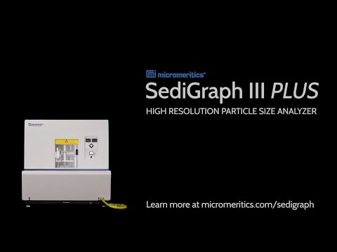 Micromeritics Sedigraph III Plus - Product Overview