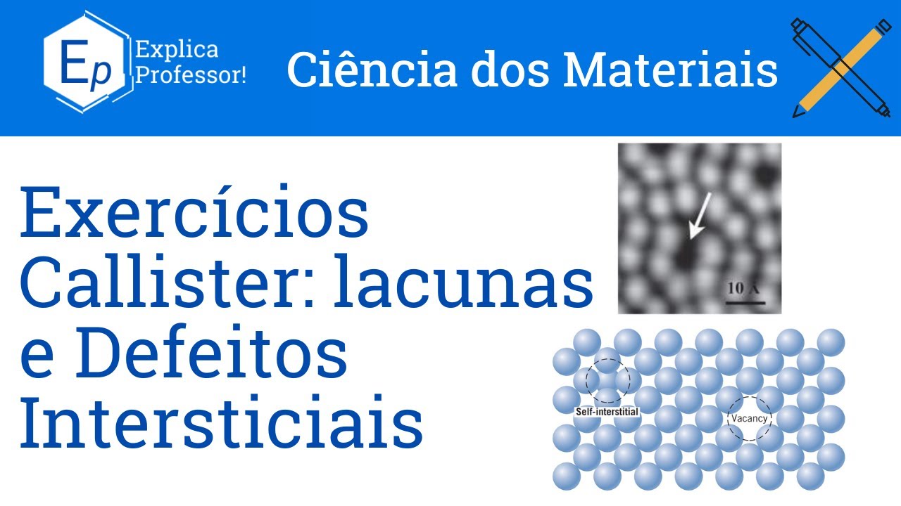 Lacunas e Defeitos Intersticiais - Exercícios Resolvidos Callister (23)