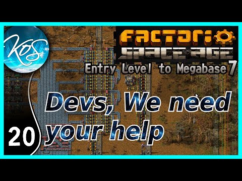 Factorio Entry Level to Megabase 7, Ep 20 Devs, We Have a Problem (Space Age DLC)