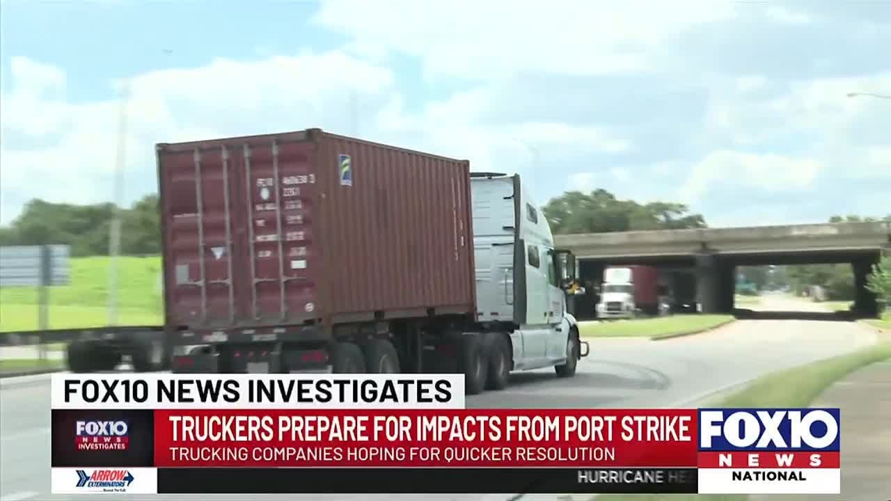 Truckers prepare for impacts from port strike