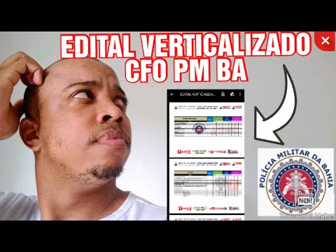 Concurso CFO PM ba 2022 edital verticalizado só o que realmente vai cair na prova do cfo PM BA 2022