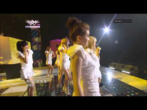 [1080p HD] After School comeback stage- Let's step up + Shampoo 110429