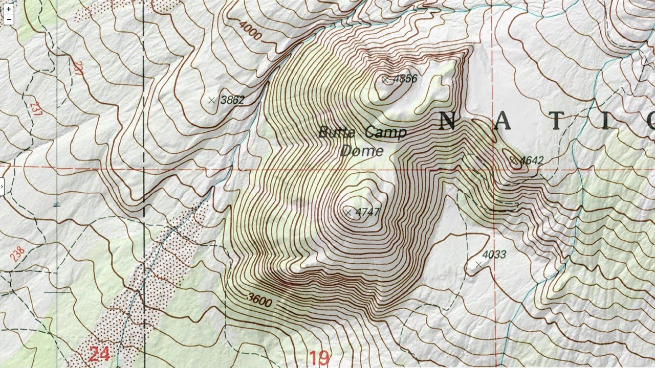 Download topographic contour lines World
