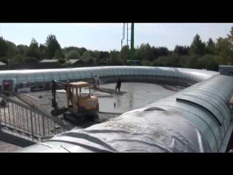 Lausitzbad: Beton für Grundplatte gegossen - ELSTERWELLE