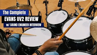 Video thumbnail for The Complete Evans UV2 Review w/ Sound Engineer Interview & Free Drum Mix Sample 🎧🥁 by Rob Brown