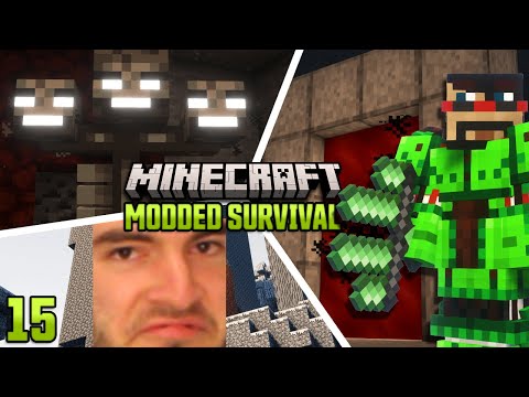This Is A Disaster Please Don't Watch | Minecraft Modded Survival Ep. 15