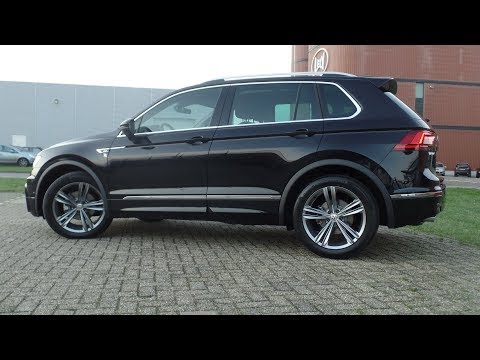 Volkswagen NEW Tiguan 2018 R-Line Deep Black Pearl 19 inch Sebring Walk around & inside