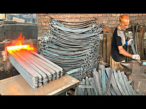 , title : 'How To Manufacture Leaf Spring In Local Factory || Production Of Leaf Spring ||'