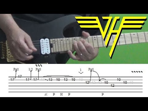 Van Halen - Dreams (Guitar Solo) Lesson with Tabs!