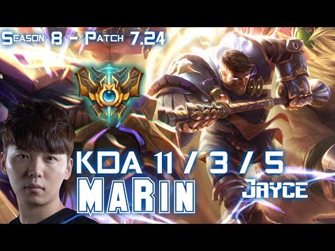 MaRin JAYCE vs GANGPLANK Top - Patch 7.24 KR Ranked