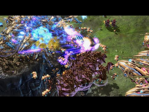 MONOBATTLE! Tank/Thor/Phoenix/Marine vs Widow Mine/Stalker/Muta/Carrier - StarCraft 2 - 2022