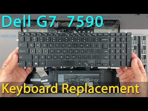 Replacement Backlit Keyboard for Dell G7 17 7700 Series Laptop US 029CVF video review thumbnail