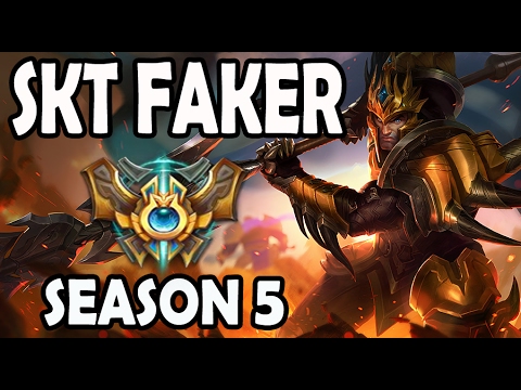 SKT T1 Faker Jarvan IV vs Jayce MID Ranked Challenger Korea