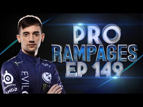 When DOTA 2 PRO PLAYERS enter BEAST MODE - BEST RAMPAGES #149
