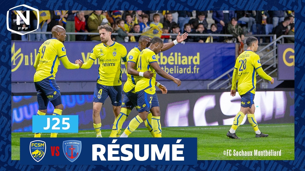 Sochaux vs US Concarneau Highlights