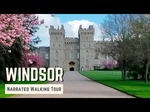 WINDSOR | 4K Narrated Walking Tour | Let's Walk 2023