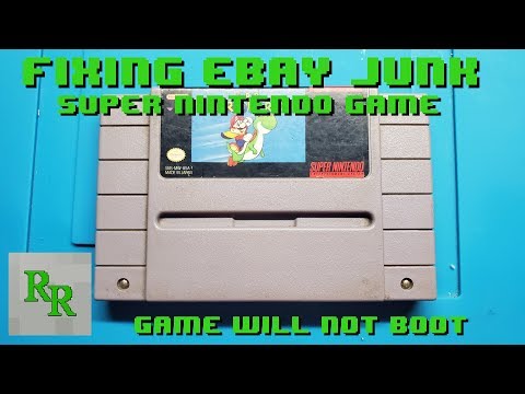 SNES Game Won't Boot - Fixing eBay Junk - Super Mario World
