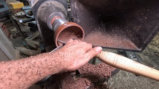 Woodturning POV: Turning a Walnut Bowl From My Perspective - ASMR Heaven