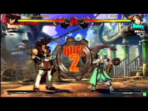 2015/8/11 GGXrd Mikado stream - Ruu(MA) matches