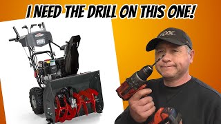 Drilling Out Rusted & Seized Snowblower SHEAR PINS! #donyboy73
