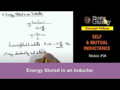 Class 12 Physics | Self & Mutual Induction | #8 Energy Stored in an Inductor | For JEE & NEET