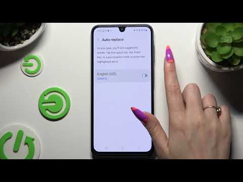 How to Enter Text Correction Options on SAMSUNG Galaxy A16 5G