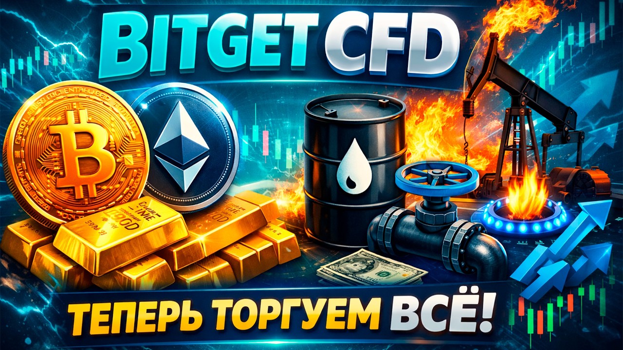 ⚠️BITGET CFD - ТЕПЕРЬ ТОРГУЕМ ВСЁ!