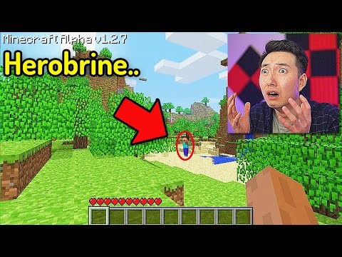 Testing Scary Minecraft Myths That Are 100% Real (Herobrine Sighting)