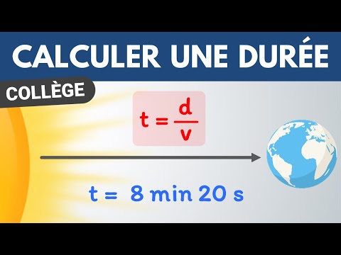 Calculer un TEMPS ✅ Exercice corrigé | Collège  | Physique Chimie