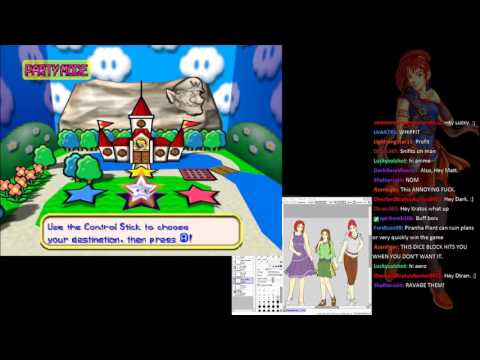 Mario Party 3 Plays as MK404 Draws | Gate Guy