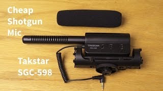 Video thumbnail for Cheap Shotgun Mic:Takstar SGC-598 Review by Curtis Judd