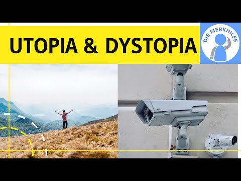 Utopia & Dystopia simply explained - English Abitur Summary - Characteristics & Features