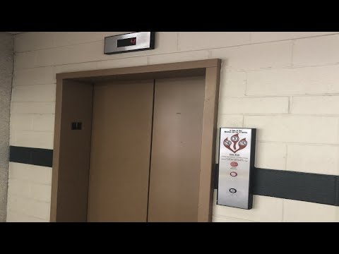 [EL] Ruined 1975 Westinghouse Traction Elevator at One West Fourth Street Garage (Winston Salem, NC)