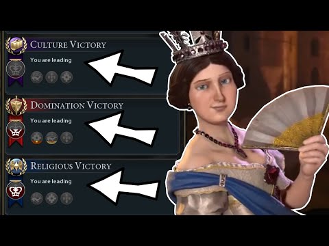 Civ 6 | Can I Win All These Victories In 200 Turns? (#2 Deity England Civilization VI)