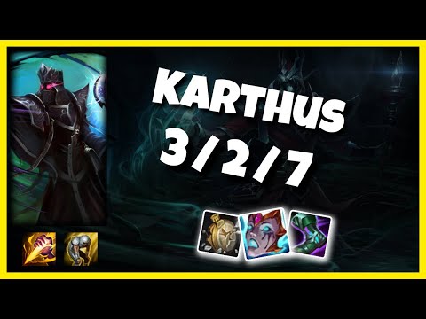 Karthus vs Dr. Mundo KOREAN Challenger JUNGLE (3/2/7) - v11.3