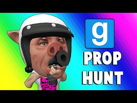 Gmod Prop Hunt Funny Moments - Sneaky Office Pig (Garry's Mod)