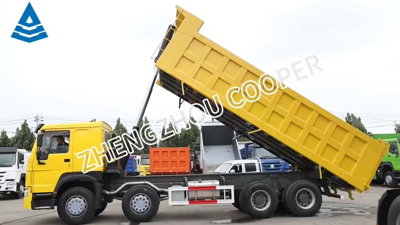 Sinotruk Howo 8x4 – 371hp Heavy Duty Dump Truck 🚛High-End Refurbishment | 30–50 Ton Payload |