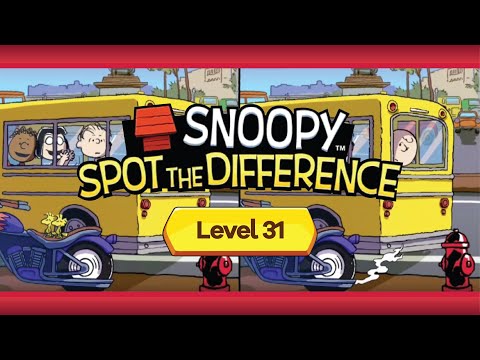 Snoopy Spot the Difference | Episode 2 | Level 31 | Focus