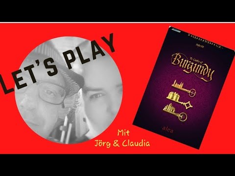 Brettspiel " Die Burgen von Burgund Neuauflage " Let's play - 2 Spieler