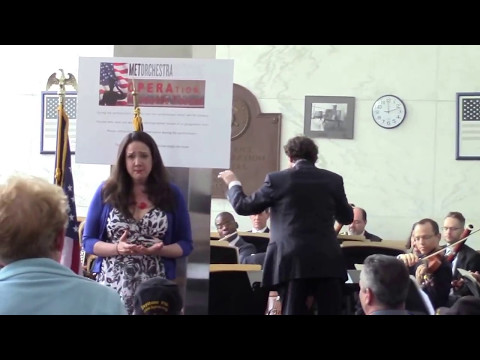 Susanna Phillips OPERAtion HARMONIC FORCES Marco Armiliato VA Hospital NYC April May 2017 MET Orches