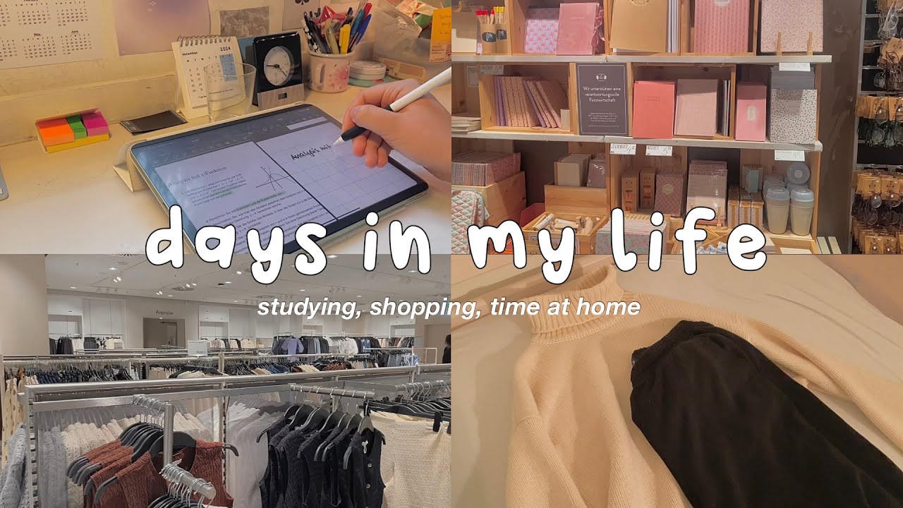 productive days in my life 🌱| studying, cooking, self care